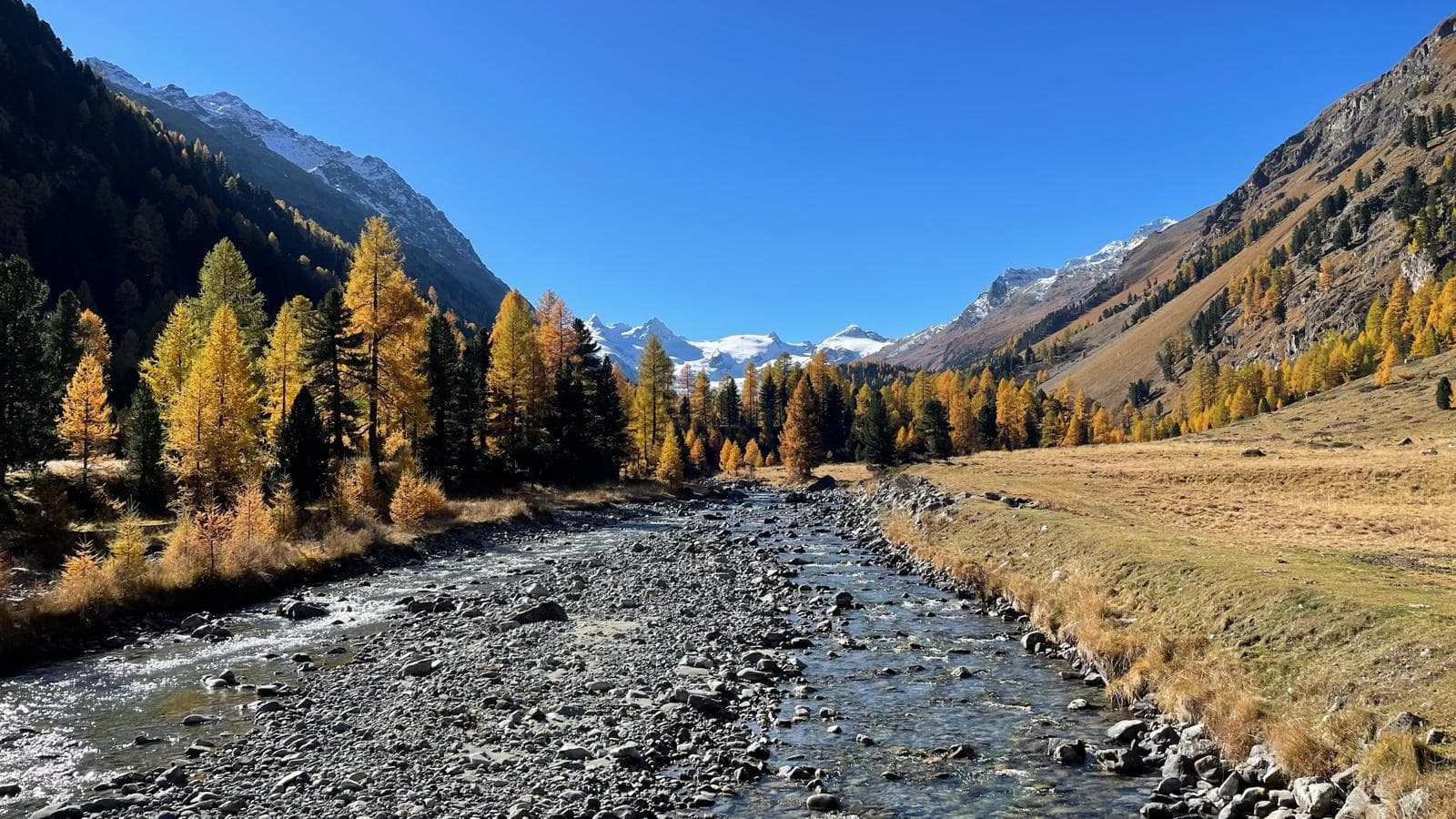 Swiss mountain valley